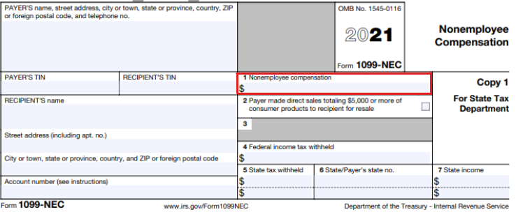 What Information Is On My 1099 Nec Tax Form